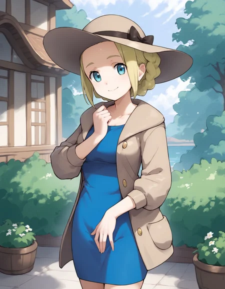 score_9, score_8_up, score_7_up, score_6_up, BREAK source_anime, best quality, masterpiece,
1girl,<lora:lady xyPonyXL:0.8>,lady xy,hat,jacket,dress,cowboy shot,standing,smile,looking at viewer,