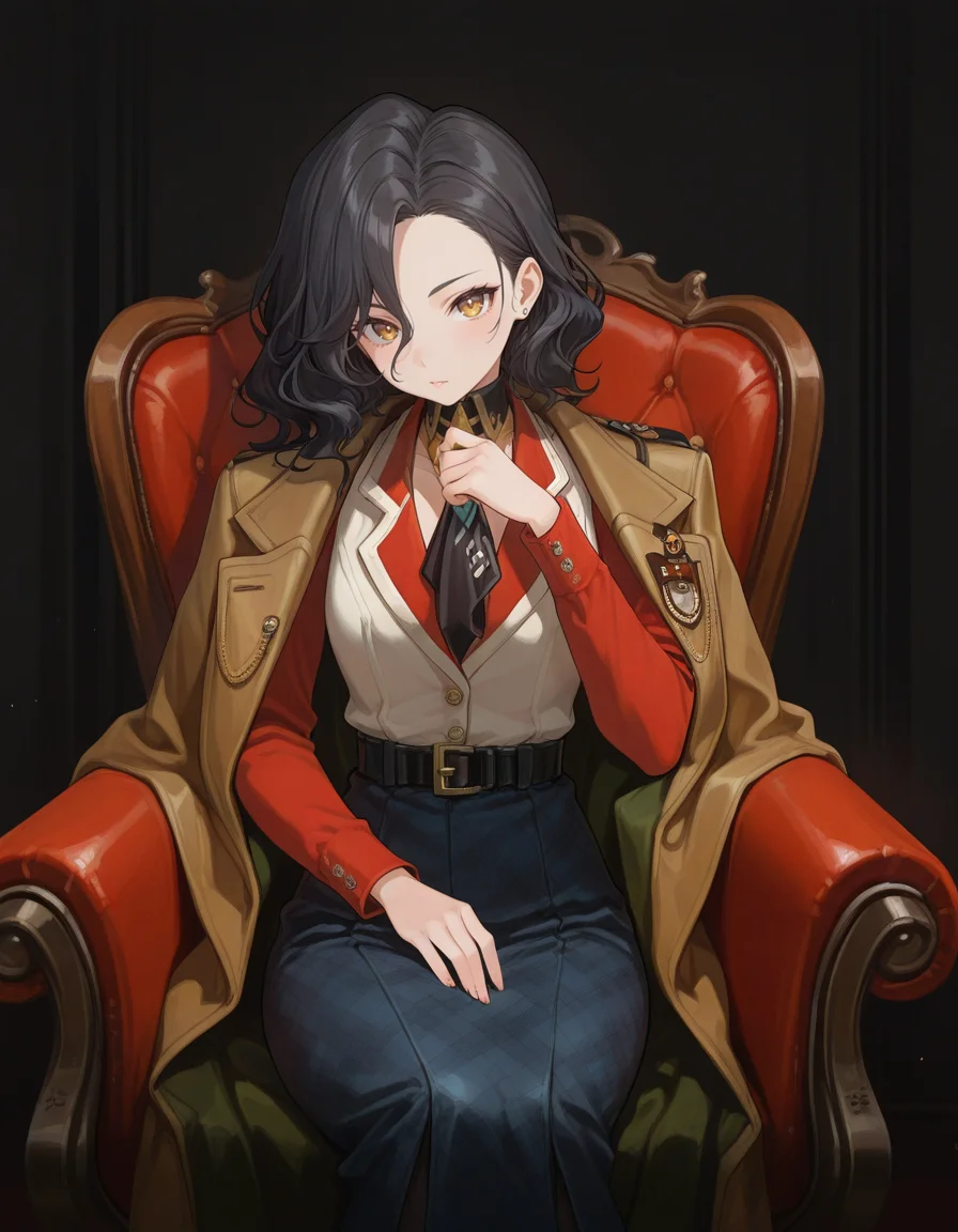 1girl, solo, noire , , looking at viewer, sitting,
<lora:noire:1>, (masterpiece, best quality, high quality, highres, ultra-detailed),