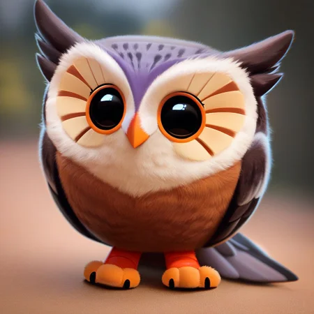 score_9, score_8_up, score_7_up, pikaole no humans animal focus, (owl:1.05), fur, full body solo blurry background, cute rating_safe source_furry, (dynamic pose:0.5), pikaole, source_photorealistic