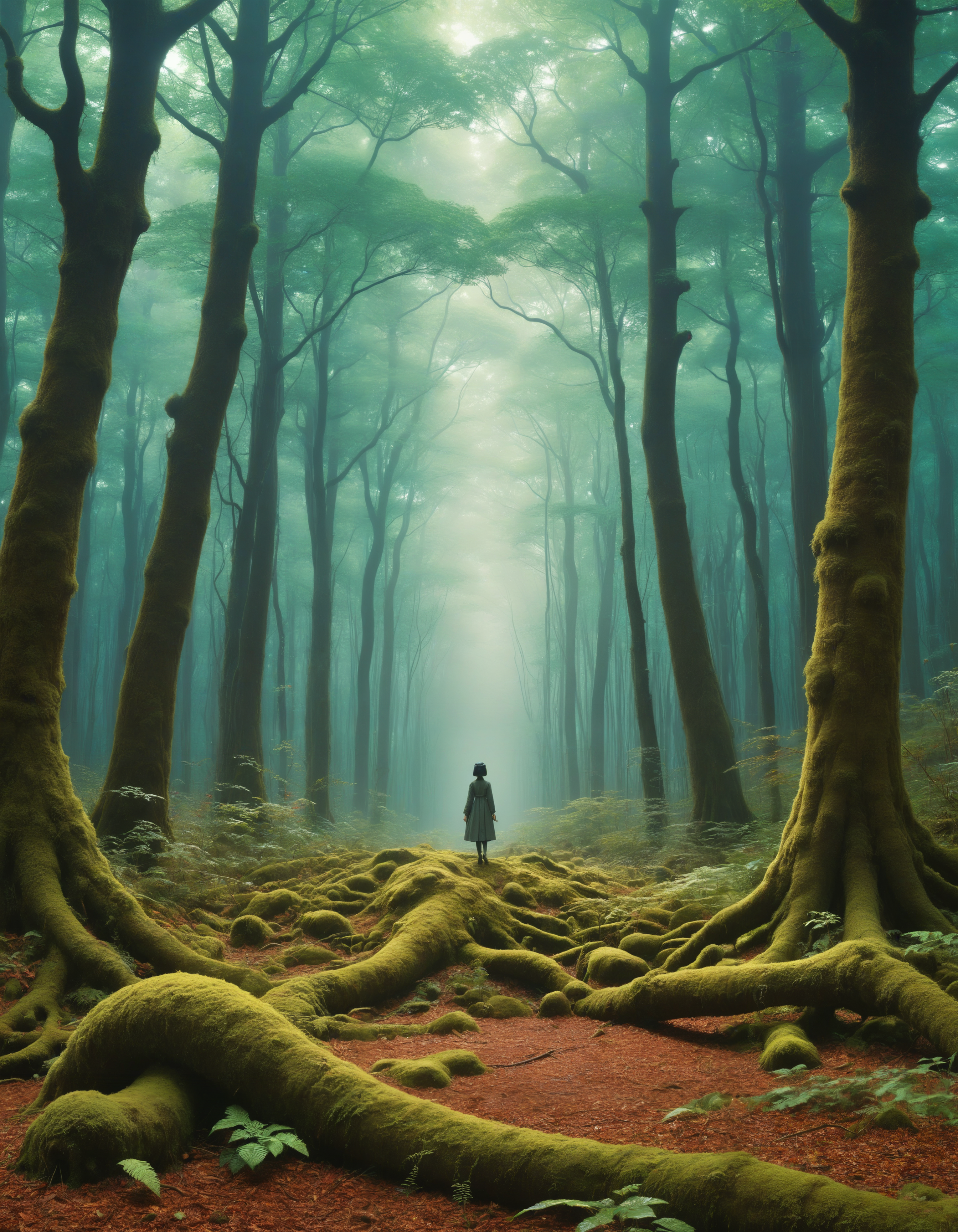 by Satoshi Kon and Frances MacDonald, hyper realistic full view photo of  a (magical forest inhabited by whimsical creatures like talking trees and playful sprites:1.1),  (colossal , perfect , monochrome , seductive , masterful:1.4), bold lines, hyper detailed, award winning, limited color palette, high contrast, depth of field, (intricate details, masterpiece, best quality:1.4)
dramatic cinematic lighting, film grain, looking at viewer, dynamic pose, wide angle panoramic view,
<lora:add-detail-xl:0.5> <lora:xl_more_art-full_v1:0.5> <lora:looking_at_viewer:2>