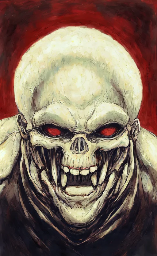 anatomy , clenched teeth, from above, by k-suwabe,