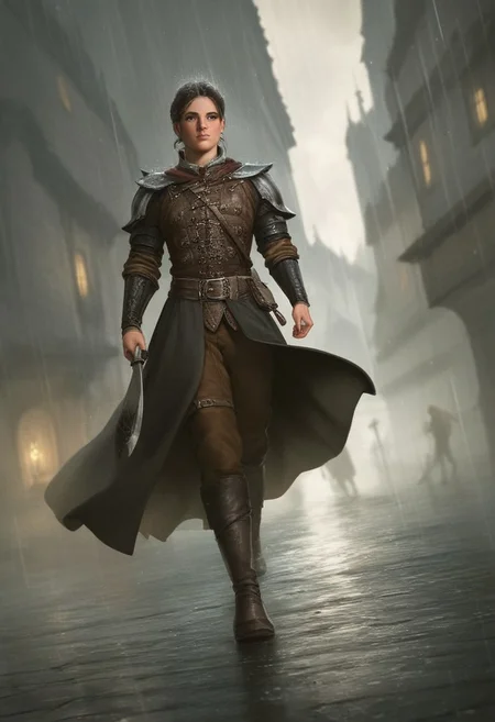 score_9, score_8_up, score_7_up, high quality, 4k, masterpiece, (best quality 1:1),
BREAK, walking, medieval traditional village, day, night, rain, gray clouds, gray sky,
BREAK,
depth field, (medieval themed art), (dutch angle), Expressiveh, CyberRealistic_Negative, easynegative.
