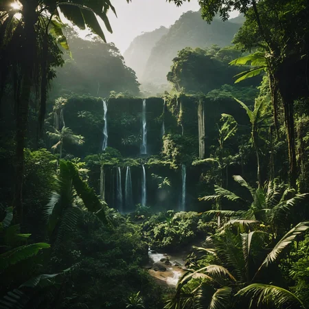cinematic scenery jungle