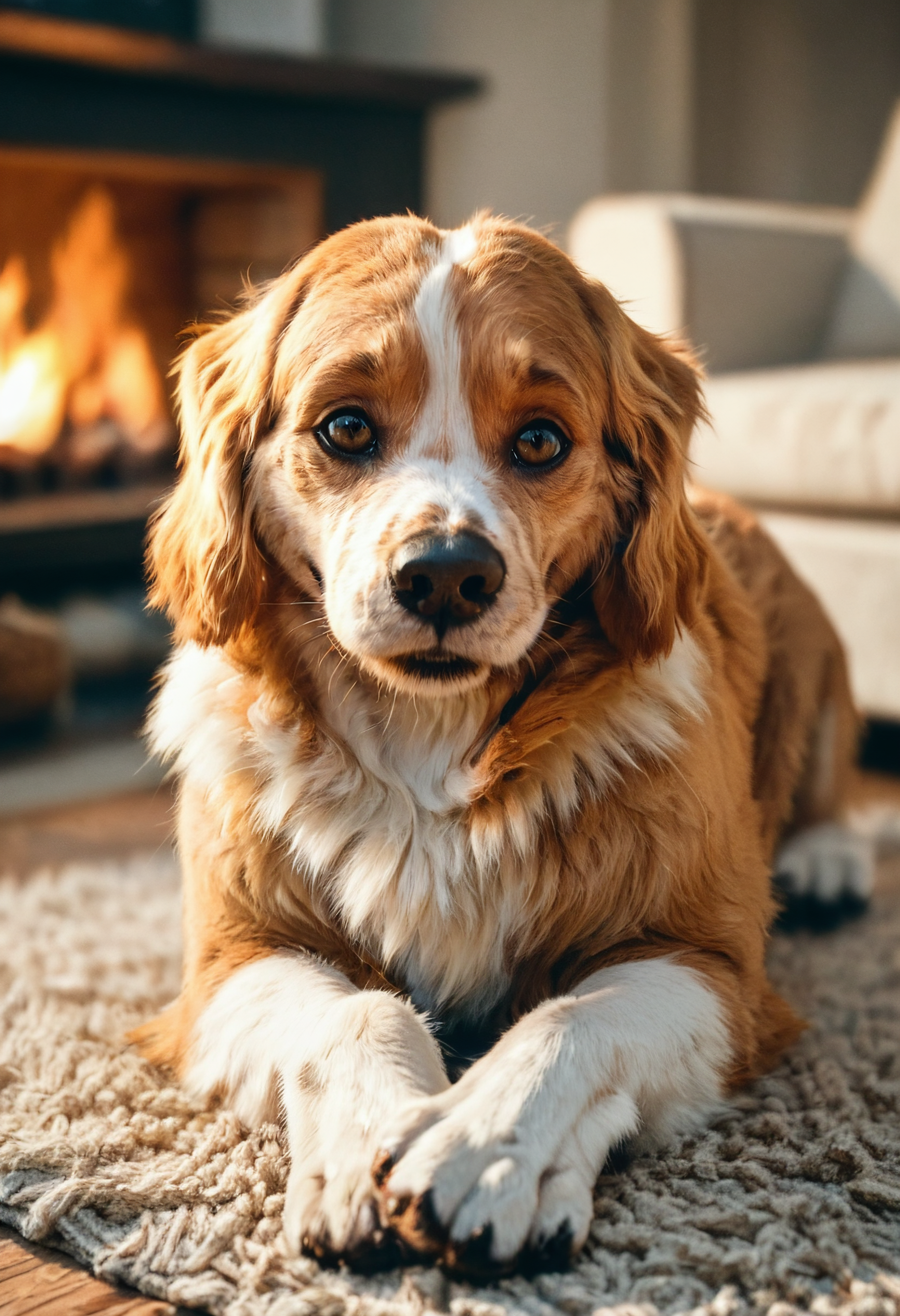 score_9, score_8_up, score_7_up, furry, fur, dog, chill, fireplace, cozy, animal, dynamic angle, highly detailed, high contrast, film grain, superabsurd res, 8k , <lora:zy_Fur_Enhancer_v1:0.85>