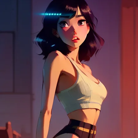 full body female , (black hair), green eyes, long hair, smirking, by (((Atey Ghailan and Emmanuel Shiu))), standing in a average shrine, at sunrise
(<SamDoesArt1>:0.84)