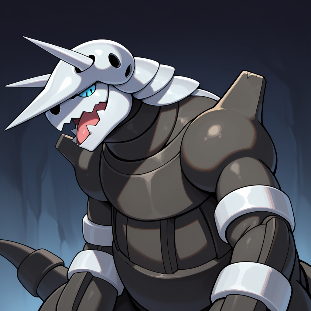 masterpiece, best quality, amazing quality, 1boy, solo, Aggron, 