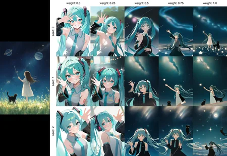 masterpiece, best quality, newest, absurdres, highres, 1girl, hatsune miku, vocaloid, aqua hair, aqua eyes, twintails, aqua necktie, cyan shirt, sleeveless, detached sleeves, black sleeves, upper body, smile, looking at viewer, waving