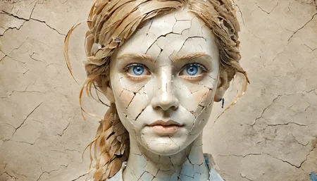 Positiv Clip L
(in the style of Conrad Roset), an award-winning (pencil drawing:1.6) of a Monster woman, old plaster face, Sculpture, blue eyes
Positive Clip G
(in the style of Conrad Roset), an award-winning (pencil drawing:1.6) of a Monster woman, old plaster face as a Sculpture, with orange hair, and blue eyes,
---------