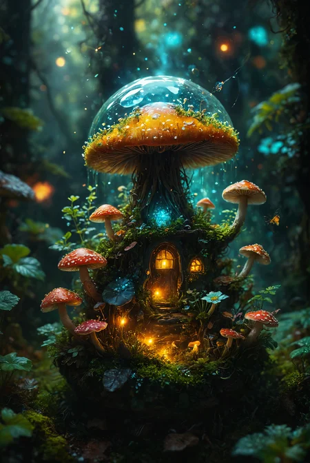 magical terrarium filled with fine tiny flowers and moss, mushroom inside, glowing fireflies,,
, deep depth of field, photography, Natural geographic photo, Hyper-realistic, 16k resolution, (masterpiece, award winning artwork), many details, extreme detailed, full of details, Wide range of colors, high Dynamic,
<lora:hyperkraximalism_v1-1:0.3> hyperkraximalism <lora:add-detail-xl:2> <lora:MJ52:0.5> <lora:SDXLFaeTastic2400:0.8> Faetastic  <lora:CBS_novuschroma37 style_b:1> novuschroma37 style, style of holga photography, light leaks, double exposure,  <lora:zavy-cntrst-sdxl:1> dark