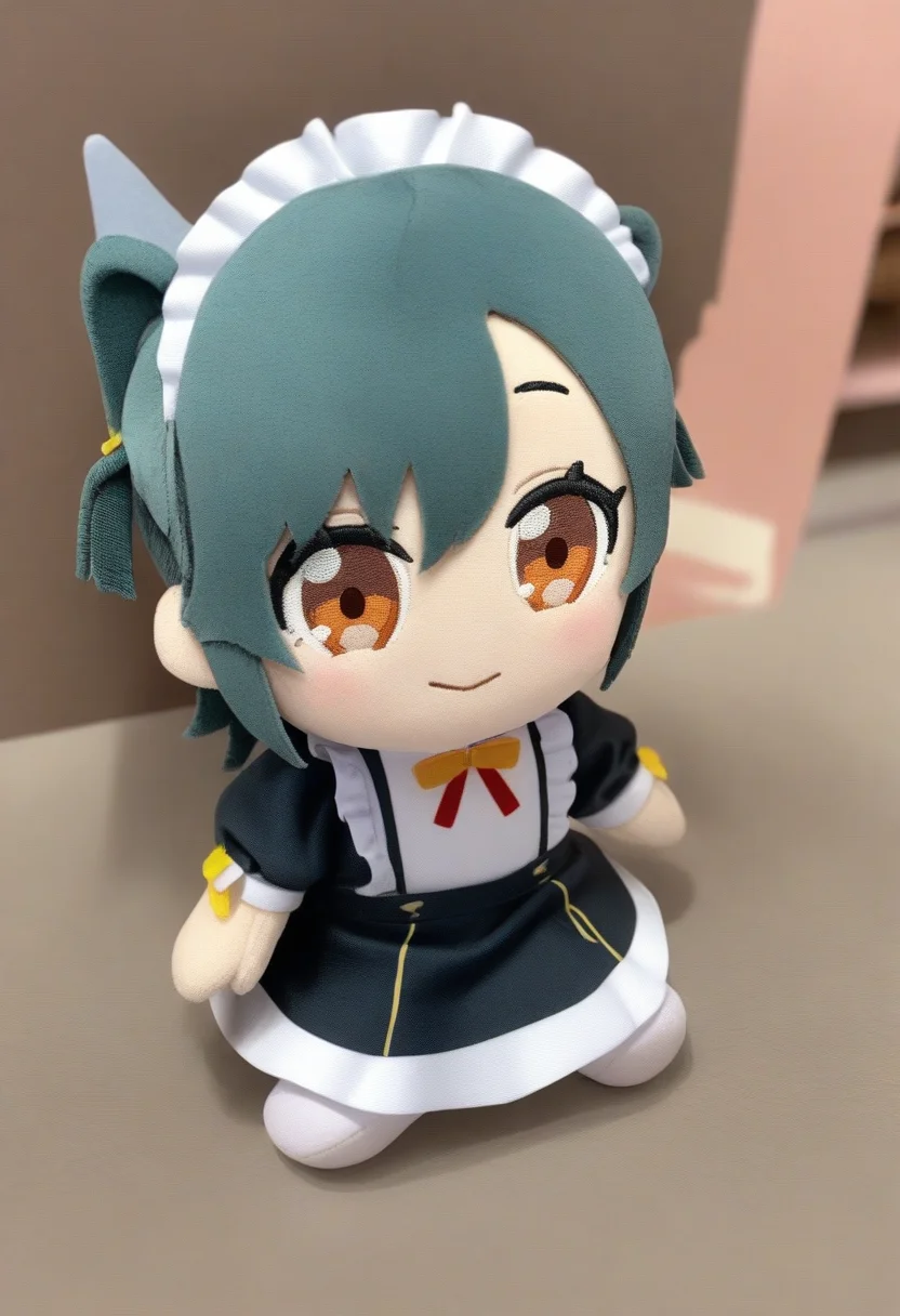 1girl,sincos, ningen mame, toosaka asagi,solo,medium breasts,20yo,maid,maid headdress,
character doll, chibi, sitting, full body, <lora:characterdoll_XL_v1:0.9>
from above, wide shot, looking back, aqua hair, orange eyes,confused, cityspace, closed mouth, hair rings hair,,
best quality, very aesthetic, absurdres