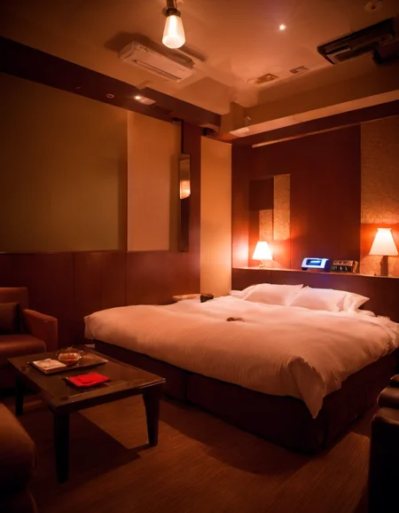 cinematic still {prompt} . emotional, harmonious, vignette, highly detailed, high budget, bokeh, cinemascope, moody, epic, gorgeous, film grain, grainy,
lovehotel, LHbedpanel,  scenery, couch, lamp, door, indoors, bed, table, pillow, chair, realistic,
 <lora:Lovehotel_SDXL_V1:1> <lora:japanese_girl_v1.1:1> jpn-girl