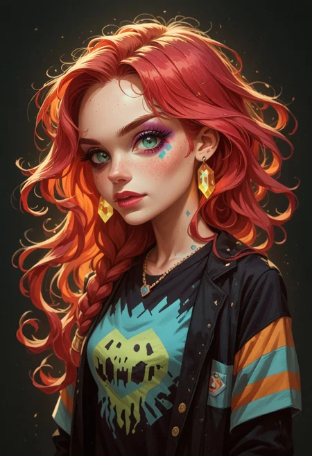 score_9,score_8_up,score_7_up,score_6_up, 1girl, Monster Prom, Polly Geist