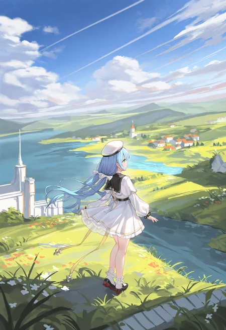 1girl,solo,janus \(azur lane\),,scenery,
masterpiece,best quality,newest,absurdres,highres,very awa,<lora:alguang1_noob1.1-000178:0.8>,