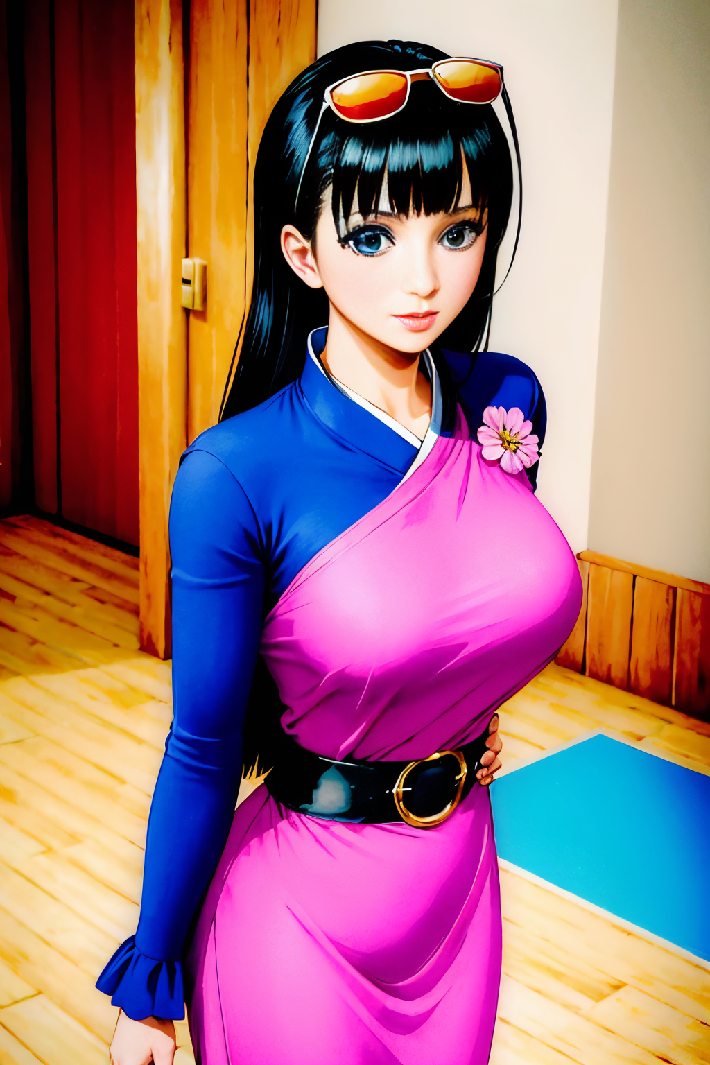 (Realisitc:1.5) EdobNicoRobin woman <lora:NicoRobinPelenka_v1.0:0.8>