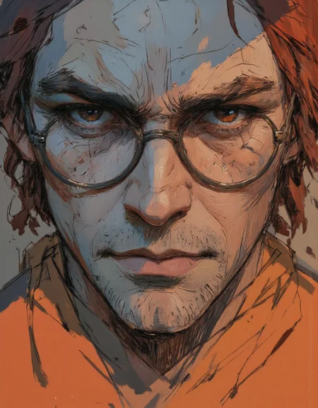 Ev Ganin II style. Kriss de Valnor art by Jon Foster, Gris Grimly, Greg Tocchini. <lora:Ganin_II:1.0>