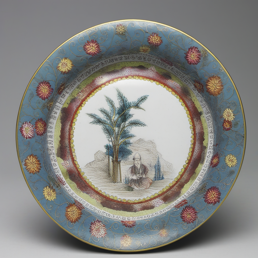 <lora:china_ceramic_lora-000080:1>,çºç¯å¨, flq, ceramic, no humans, flower