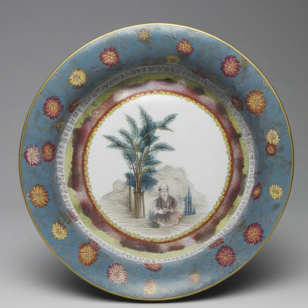 <lora:china_ceramic_lora-000080:1>,çºç¯å¨, flq, ceramic, no humans, flower