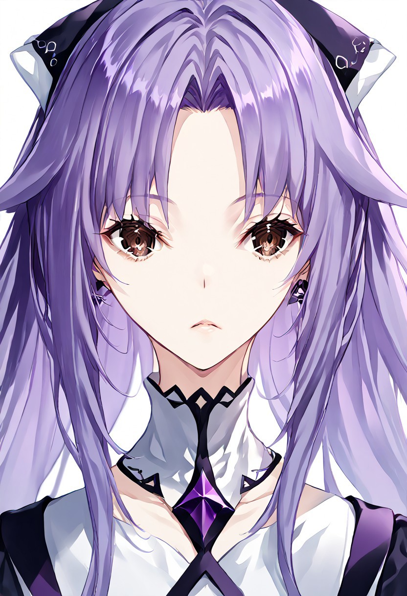 score_9, score_8_up, score_7_up, score_6_up, score_5_up, score_4_up, source_anime, 1girl, solo, 
hime, purple hair, brown eyes, 
masterpiece, best quality, very aesthetic, absurdres,