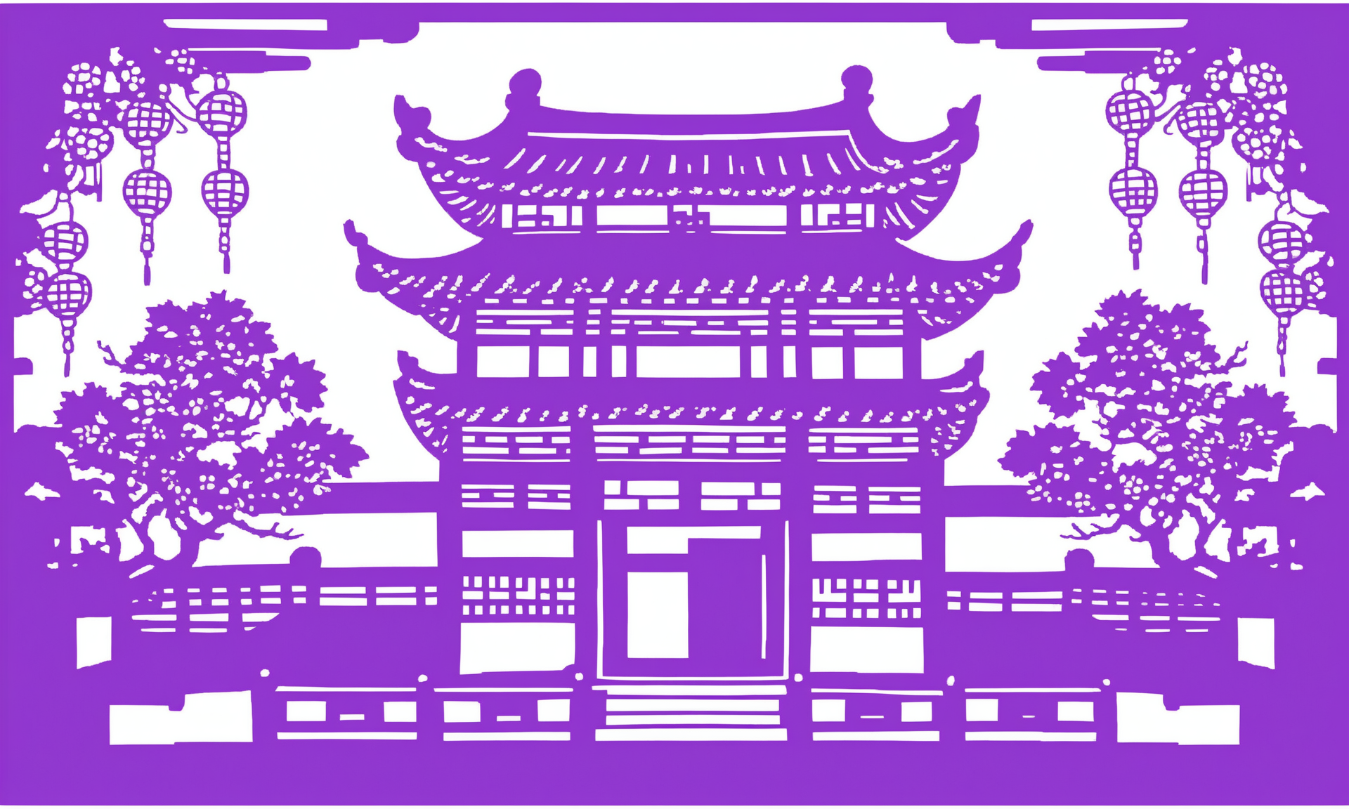 <lora:papercutcd_xl-000004:0.9>, a Chinese paper cut of a Chinese architecture, papercutcd_xl, purple theme, (solo:1.2), no humans, east asian architecture, cutie, cute, (white background:1.3, Unbelievable Digital Artwork:1.3), CGSociety, ArtStation, master works, masterpiece, best quality, ultra detailed, high quality