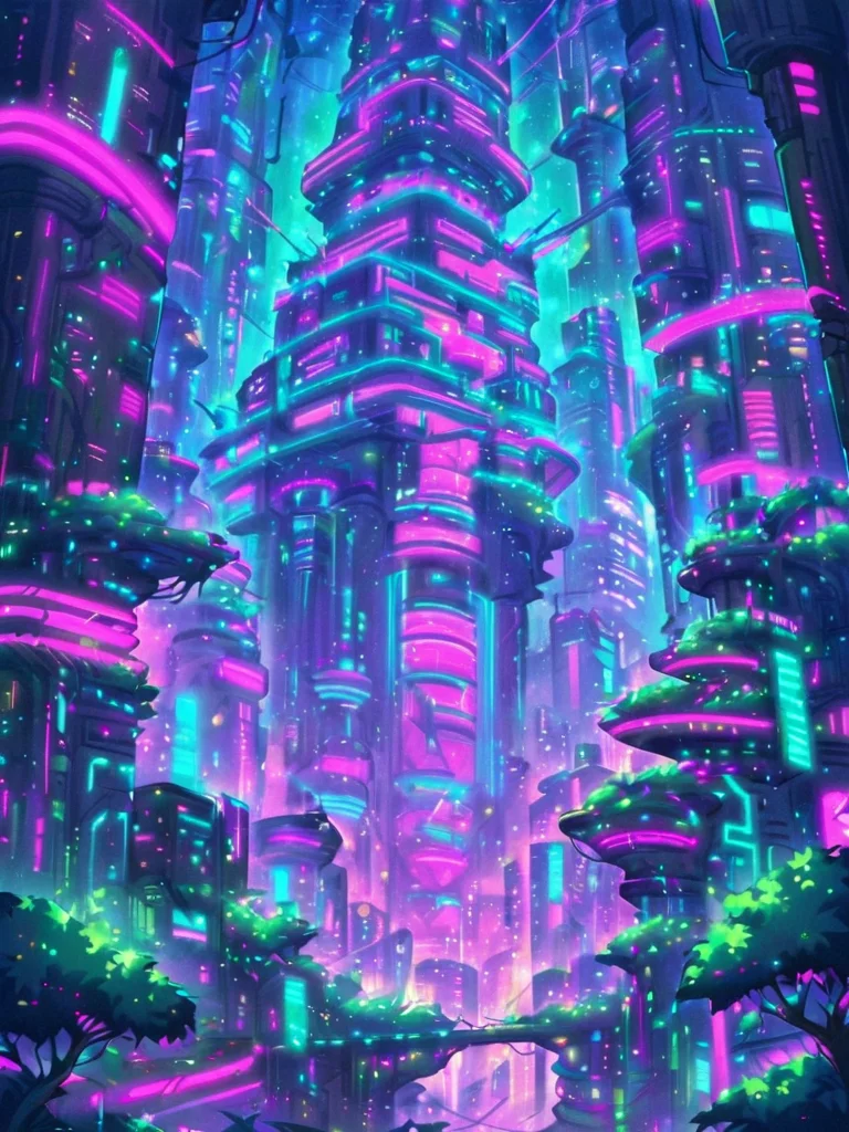 masterpiece,high resolution,
futuristic-city,city,neon,night, fused nature,
, <lora:futuristic_city-xl:0.6>