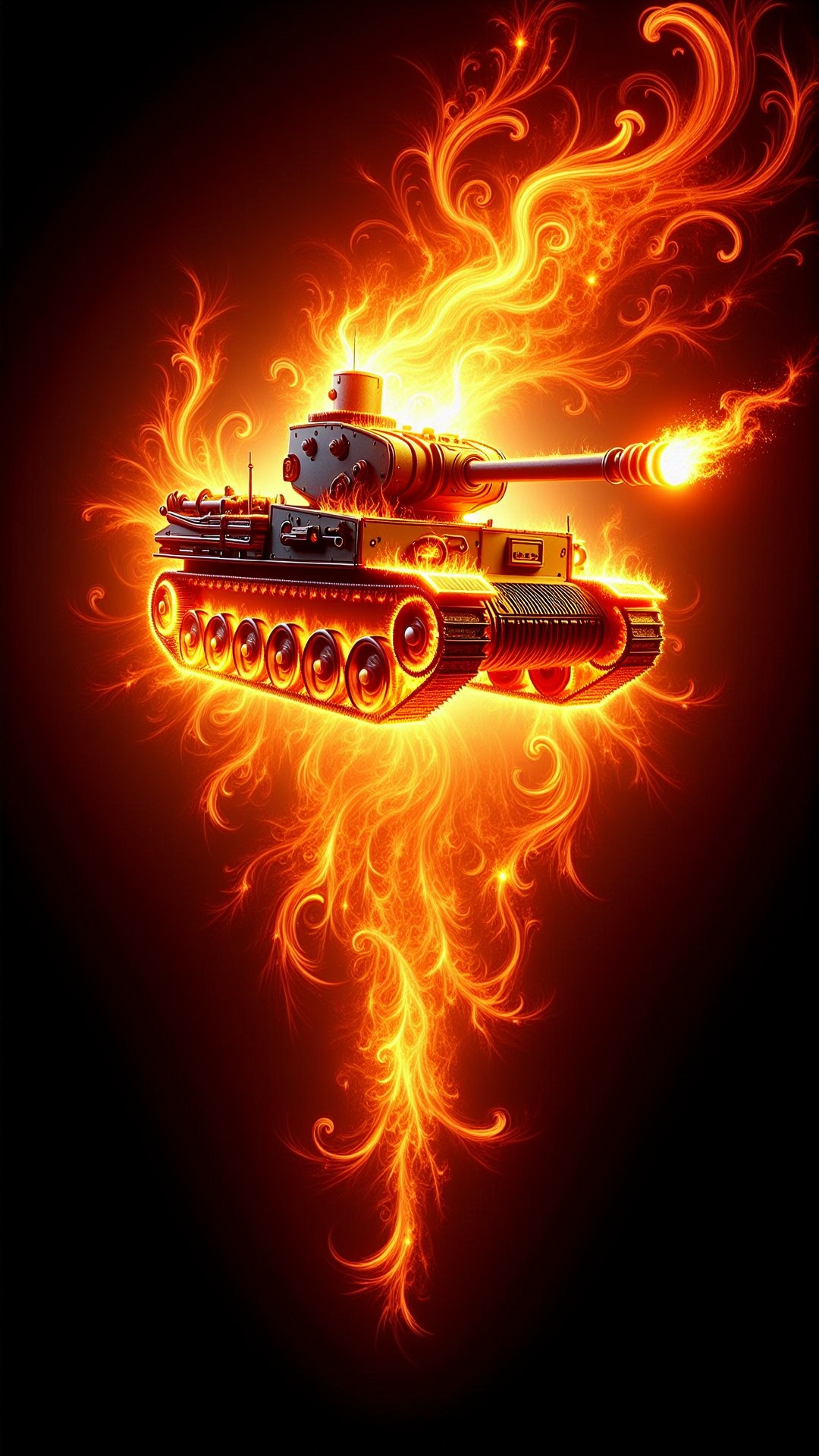 ElementMix Made from fire element: Fire Tank
<lora:ElementMixFlux:0.9>
