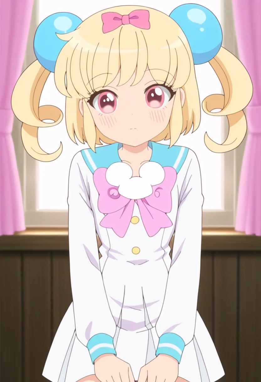 best quality, masterpiece, absurdres, cutie my dreamy, school uniform, twintails, <lora:cutie_my_dreamy:1.4>