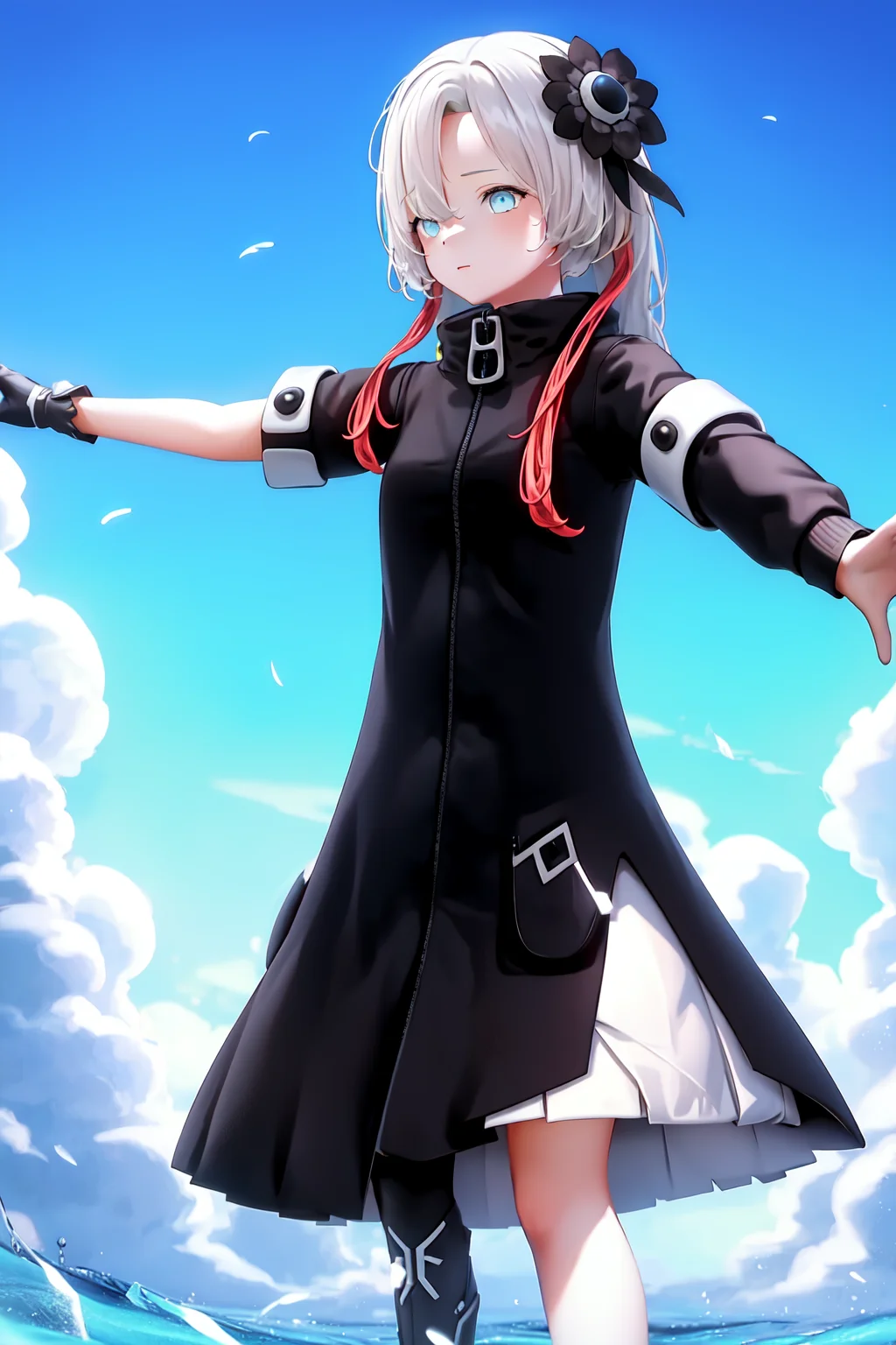 ((masterpiece, best quality, high_resolution, distinct_image)), ((1 girl, solo)), 8k,
glowing white particles, cinematic light,
dynamic pose, dynamic angle, dynamic light,