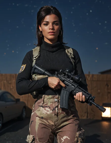<lora:Check_Military:0.5> macro, detailed, realism, style, photograph ,  <lora:detailed:0.5> detailed style  <lora:perfection style:0.5> perfection style  <lora:add-detail-xl:2> 
 <lora:Lana_Kane_PonyXL:1> score_9, score_8_up, score_7_up, score_6_up, score_5_up, score_4_up, BREAK  lana_kane, 1girl, hoop earrings, tactical boot, tactical pants, black turtleneck sweater, large hands , crouched in aiming stance on rooftop at night in st petersburg, holding sniper rifle,  <lora:M4_Carbine_SDXL:1> m4car, with sniper scope