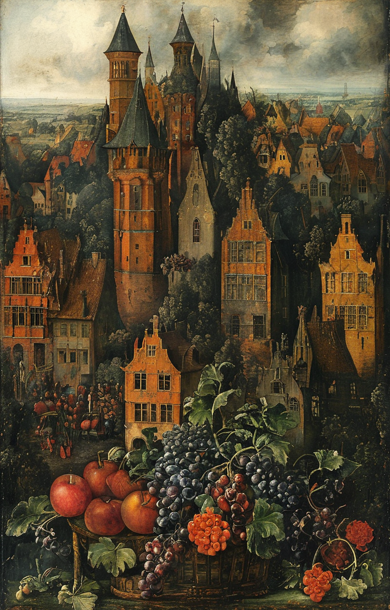 masterpiece,best quality,<lora:tbh190-sdxl:0.9>,illustration,style of Jan Van Eyck