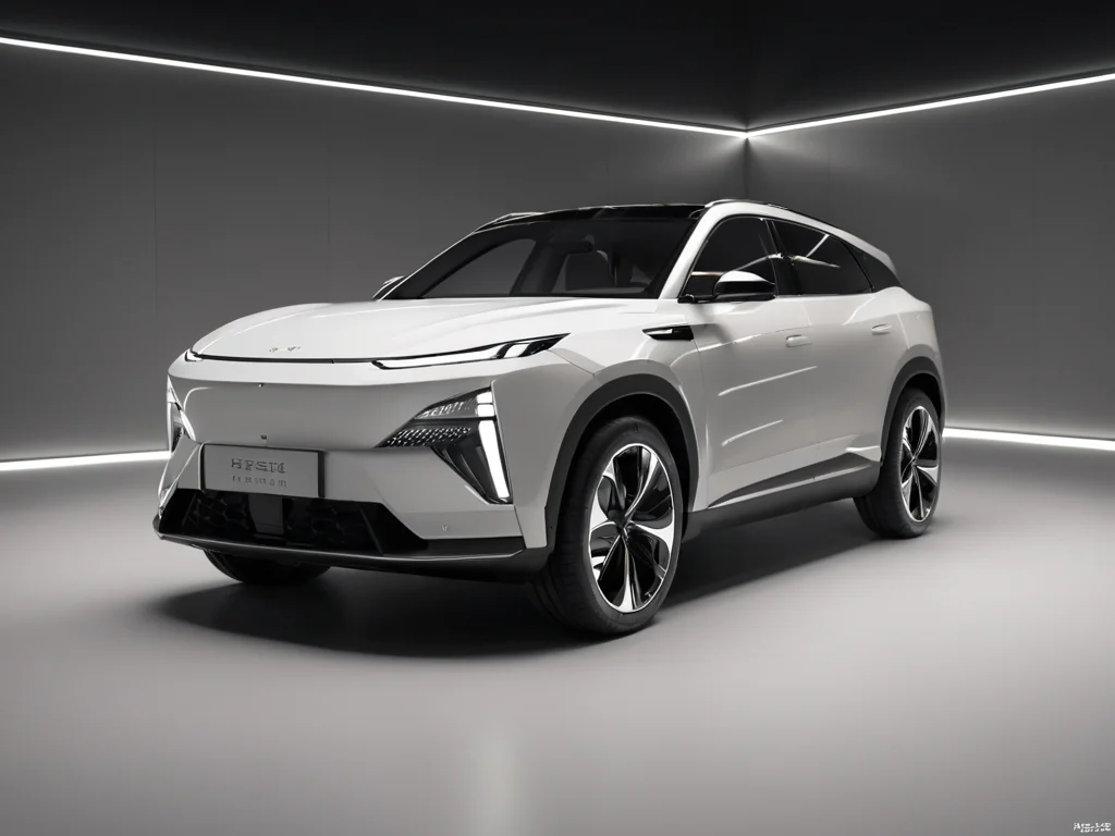 concept car,suv car,
Indoor,theater lighting,perfect lighting,simple_background,
detailed details,resolution ratio,Depth of field,center,magnification,external trimming,full body,
(((best quality))),8K,wallpaper,(((masterpiece))),highres,absurdres,<lora:2.20suv car_xl:0.8>,, masterpiece, best quality,
