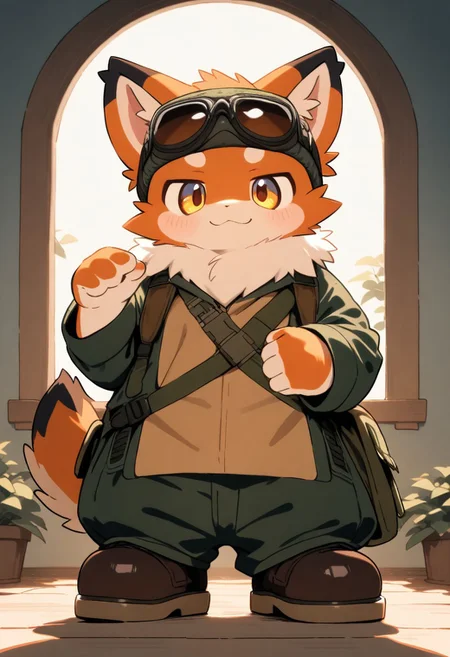 masterpiece, high score, great score, absurdres, year 2025, safe, 1boy, zuppu11 type 1, furry, cute, kemono