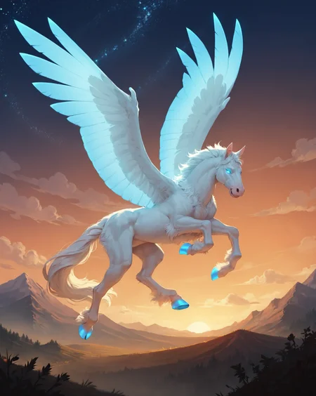 score_9, score_8_up, score_7_up, intricately detailed, rating_safe, <lora:PonyAirElementals:0.3>,
<lora:incase_style_v2_ponyxl_ilff:0.8>,
air elemental(horse, flying, translucent, white fur, large wings, glowing blue hooves, fluffy fur above the hooves, blue glowing eyes, running across stormclouds, active pose, looking at the viewer), in the sky, at night, starry sky, epic lighting,
<lora:xl_more_art-full_v1:0.4>,
<lora:add-detail-xl:0.4>