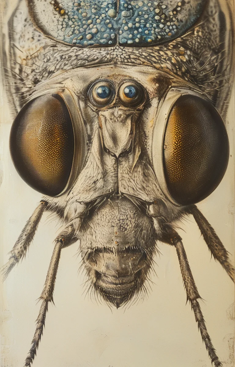 masterpiece,best quality,<lora:tbh248-sdxl:0.8>,illustration,style of Micrographia,cell:1.5,Microscopic compound eye,