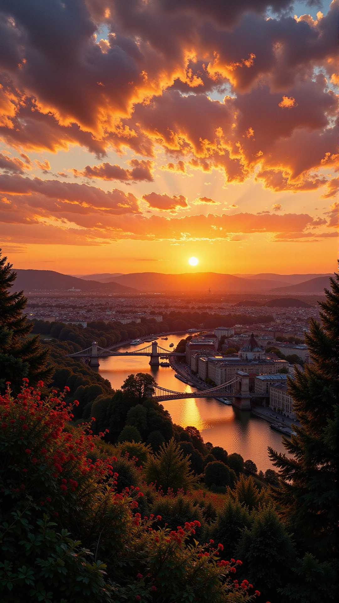photo, photography, Fujifilm XT-4 Viltrox, Budapest, Hungary landscape, sunset, very intricate, very detailed, realistic. sharp, bright, colorful, film grain, high contrast, <lora:Anti-Blur:1><lora:Insane Detail Slider:0.25>  <lora:flux.1_lora_flyway_Epic-detail_v2:0.3> <lora:fluxenhancer:0.25>