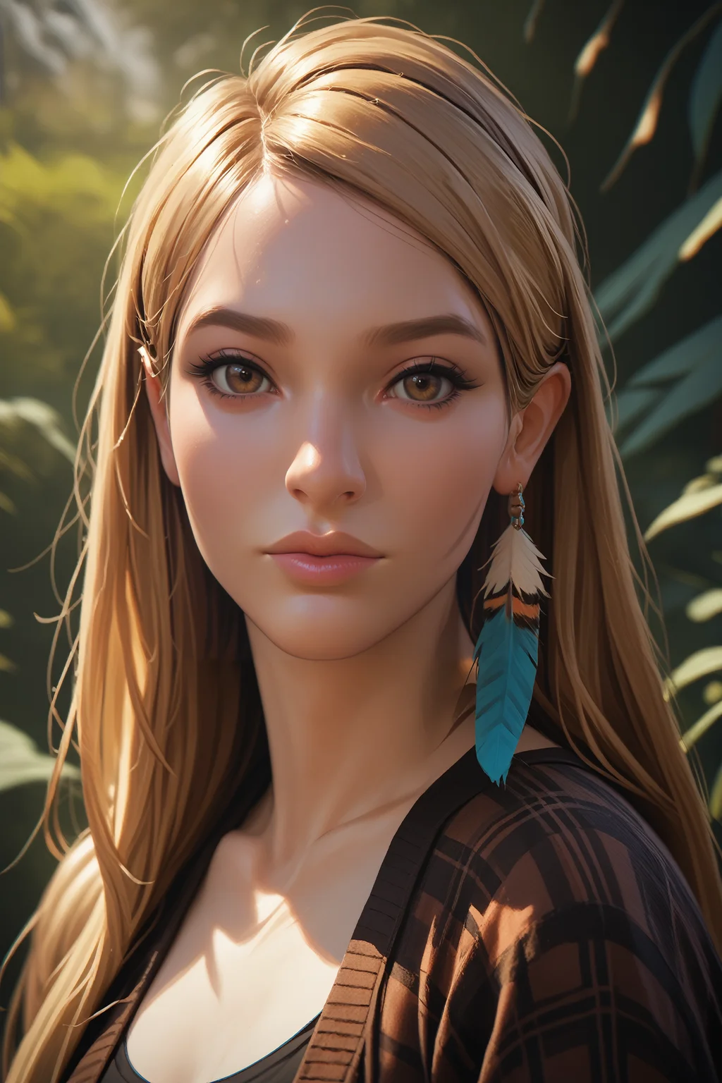 score_9, score_8_up, score_7_up, score_6_up
<lora:LISRachel:0.8>
LISRachel, 1girl, blonde hair, hazel eyes, long hair, feather earring, looking at viewer, portrait