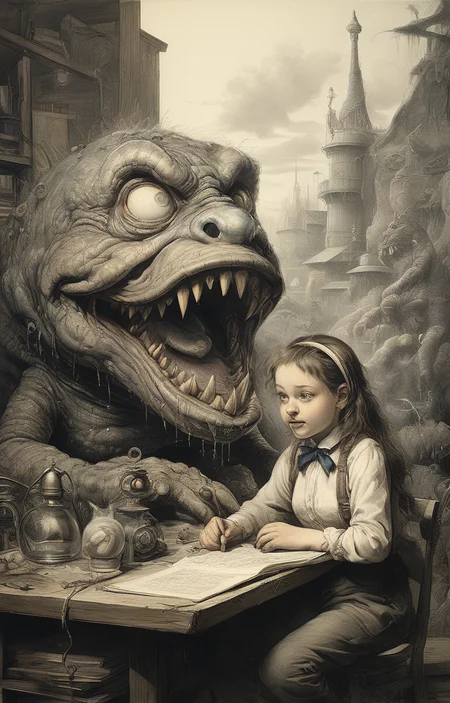 masterpiece,best quality,<lora:tbh274-sdxl:0.9>,illustration,style of Thomas Nast tech genius teenage girl