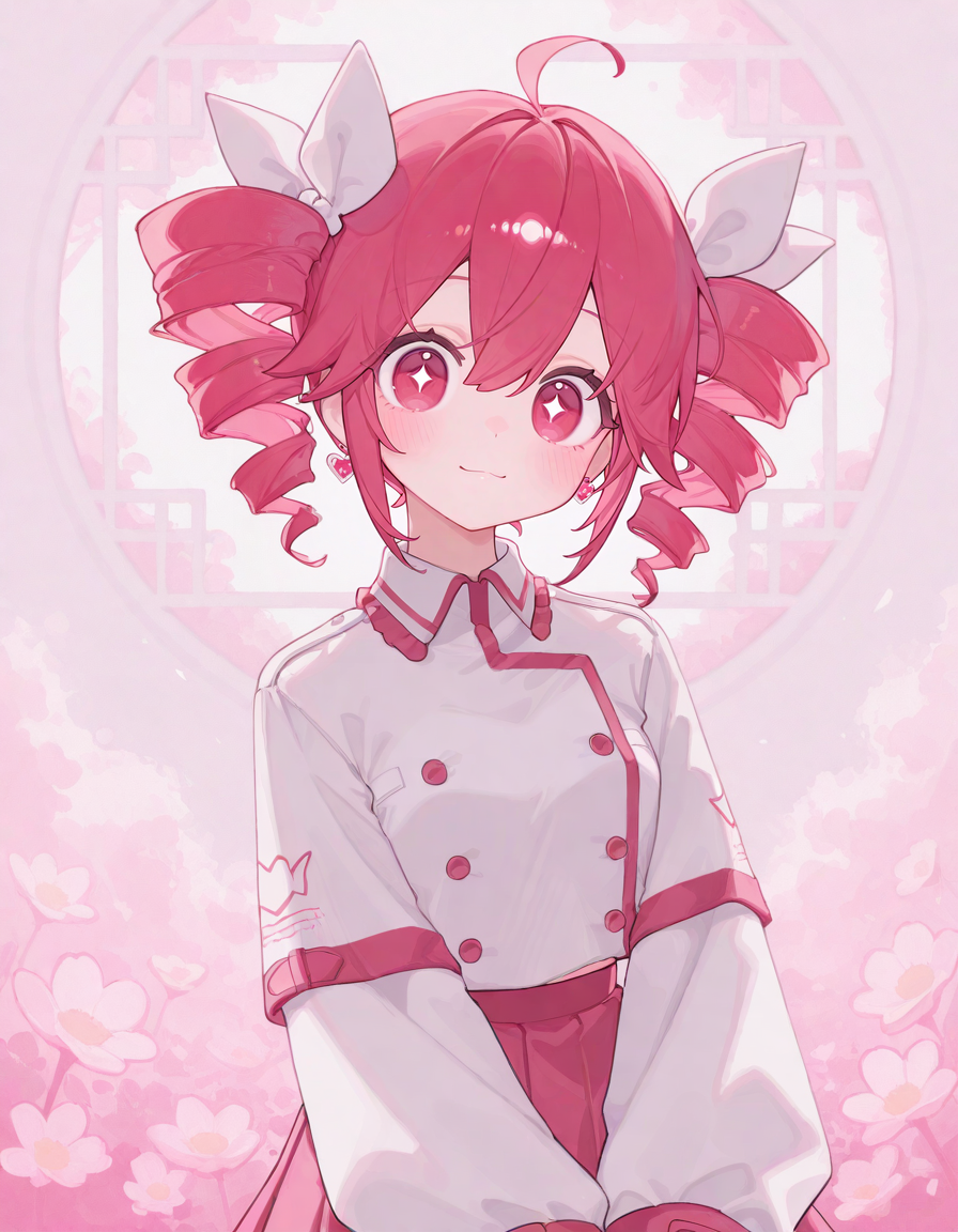 1girl, solo, kasane teto, ciloranko, ningen mame, detailed background, yume kawaii, White Theme, Pink Theme, (eonsang, mikozin:0.9), 
very awa, masterpiece, best quality, amazing quality, absurd res, hi res, highres, <lora:748cmSDXL:0.2> <lora:H4ru_style:0.3> <lora:ma1ma1helmes_b:0.1>  <lora:noobai_vpred_1_masterpieces_v23:1>  <lora:YumeKawaii:0.8>