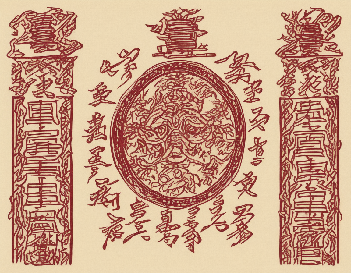 A photorealistic depiction of an ancient Chinese streetscape, complete with traditional architecture, lanterns, and people in period clothing. This image should be printed on yellow paper that has an aged, weathered look to it. Chinese characters should be written all over the paper, perhaps describing the scene or adding poetic verses. The characters should be in traditional calligraphy style. The paper should have visible signs of aging like creases, small tears, and perhaps even some ink smudges to give it an authentic, antique feel. The overall color scheme should be harmonious, and the lighting should enhance the aged quality of the paper
 <lora:cnrune:0.56>,