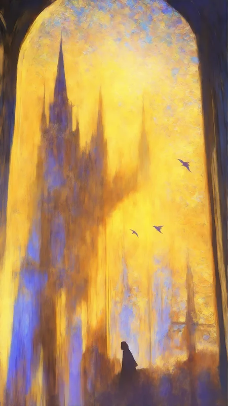 masterpiece, newest,absurdres,incrediblvy absurdres, best quality, amazing quality, very aesthetic,
1girl, cathedral, strong backlight, long shadows, stained glass, flying doves, god rays,
<lora:Face_Enhancer_Illustrious:0.4> <lora:hidream_painterly_v1_1653283:1> painterly, brushstroke, oil painting \(medium\) <lora:Anime_artist_illustrious_r1:0.8> Anime-art, Art8st <lora:0__11Xx:1> 0__11Xx_illu