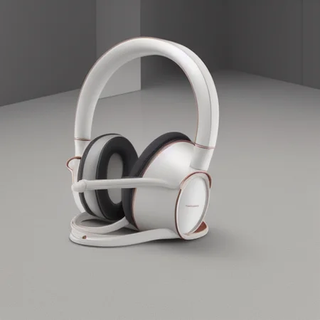 morphyrichards, white, headset {masterpiece},{best quality},highres, 8k, wlop, stunning, much detail, UHD <lora:morphyrichards_home_appliances:1>