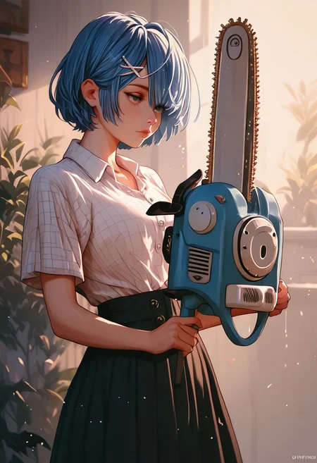 score_9, score_8_up, score_7_up, score_6_up, score_5_up, score_4_up, rem holding a chainsaw