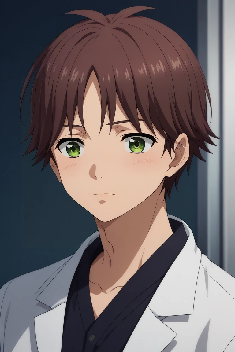 score_9, score_8_up, score_7_up, , rating_safe, intricate details, semi-realistic, , depth of field, 1boy, solo, male focus, <lora:tasuku_yamane_pony:0.78>, tasuku_yamane, brown hair, green eyes, short hair, , , <lora:sdxl_lightning_8step_lora:1>