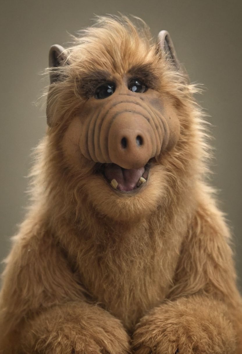 amazing quality, masterpiece, best quality, hyper detailed, ultra detailed, UHD, perfect anatomy, portrait, dof, hyper-realism, majestic, awesome, inspiring, - a fluffy cute (Xalfx:1.0) ,  cinematic composition, soft shadows, national geographic style,