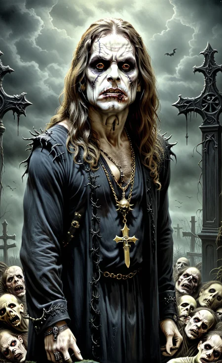 Horror-themed ozzy osborne,<lora:xl_more_art-full_v1:0.7>, . Eerie, unsettling, dark, spooky, suspenseful, grim, highly detailed