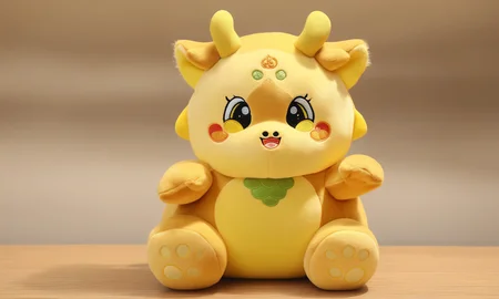 <lora:plushstuffedcd_xl-000006:0.8>,a (plushstuffedcd_xl,plush stuffed toy:1.2) chinese dragon,gold theme,standing on a table,chinese zodiac,solo,in office,long-focus,tilt-shift,miniature,cute and lovely,still life,from front,looking at viewer,no humans, emotional,harmonious,high budget,moody,epic,gorgeous,perfect lighting,realistic,photorealistic,photographic,photo (medium),real,moody lighting,volumetric lighting,reality ray tracing,8K,HDR,UHD,masterpiece,best quality,highly detailed,high resolution,finely detail,extremely detailed,ultra detailed,wallpaper