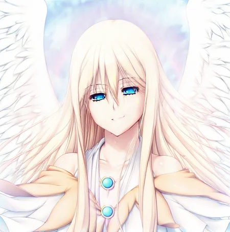 (full body), best quality, best anatomy, BREAK
1girl, long hair, blonde hair, blue eyes, wings, bare shoulders, smile, curtsey, white robe, wings, legs, lower body, feet, BREAK
<lora:Goddess_Nerawareta_Megami_Tenshi_Angeltear_WIP:1>