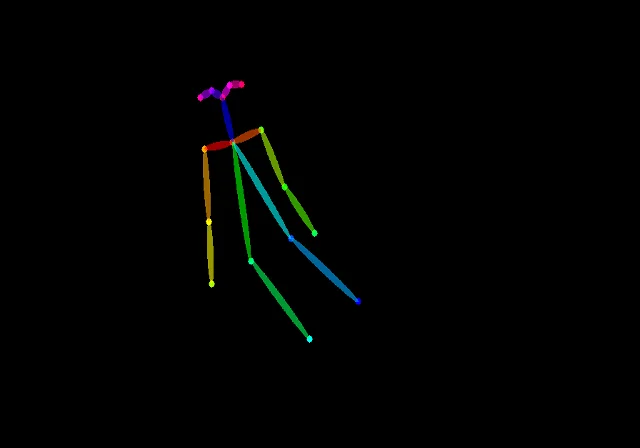 Generated OpenPose Skeleton