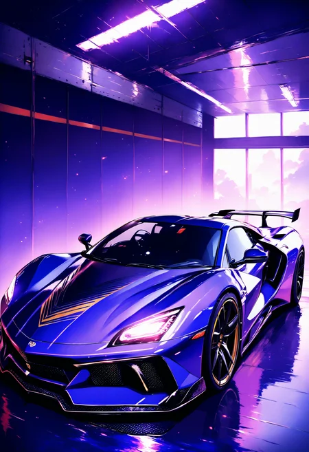 professional 3d model masterpiece,high score,great score,absurdres,  ., a white sports car is parked in a garage with a lot of smoke coming out of it's back [20] ,<lora:R0k00M0t0rV3h1c13HD:1>, (R0k00M0t0rV3h1c13HD, car, ground vehicle, motor vehicle, vehicle focus, Cornelisz Hendriksz Vroom, panfuturism),a picture [2],ceiling [1], . octane render, highly detailed, volumetric, dramatic lighting