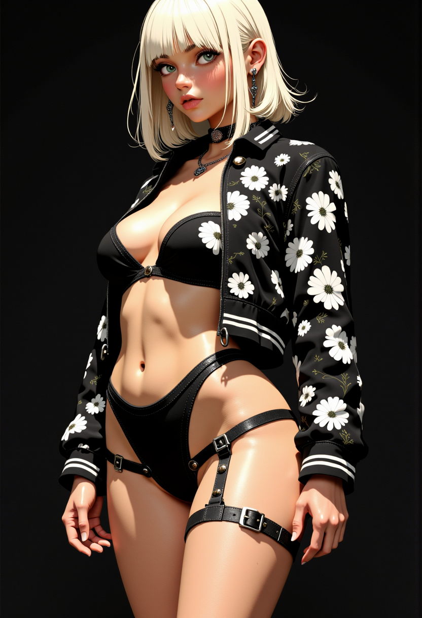 30yo 

colombian, 

girl

with medium 
platinum blonde hair,

depicted with correct anatomy and natural proportions,

clothes random,

posing, full-length shot, realistic style,

location is random.