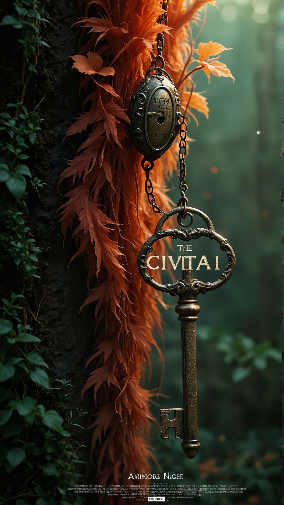 flux-style,CIVITAI", Movie Poster, Atmospheric "The Fey Key ", Spring, Ultra Detailed, Suffering, Kodachrome, Folded [Fur:Zinc:20], elaborate, intricate,<lora:aidmaFluxStyleXL-v0.2:0.651>, with text:"CIVITAI", <lora:text2:1> text:"CIVITAI"
, atmosphere, illustrious quality, ambient background, deep rich colors, excellent composition